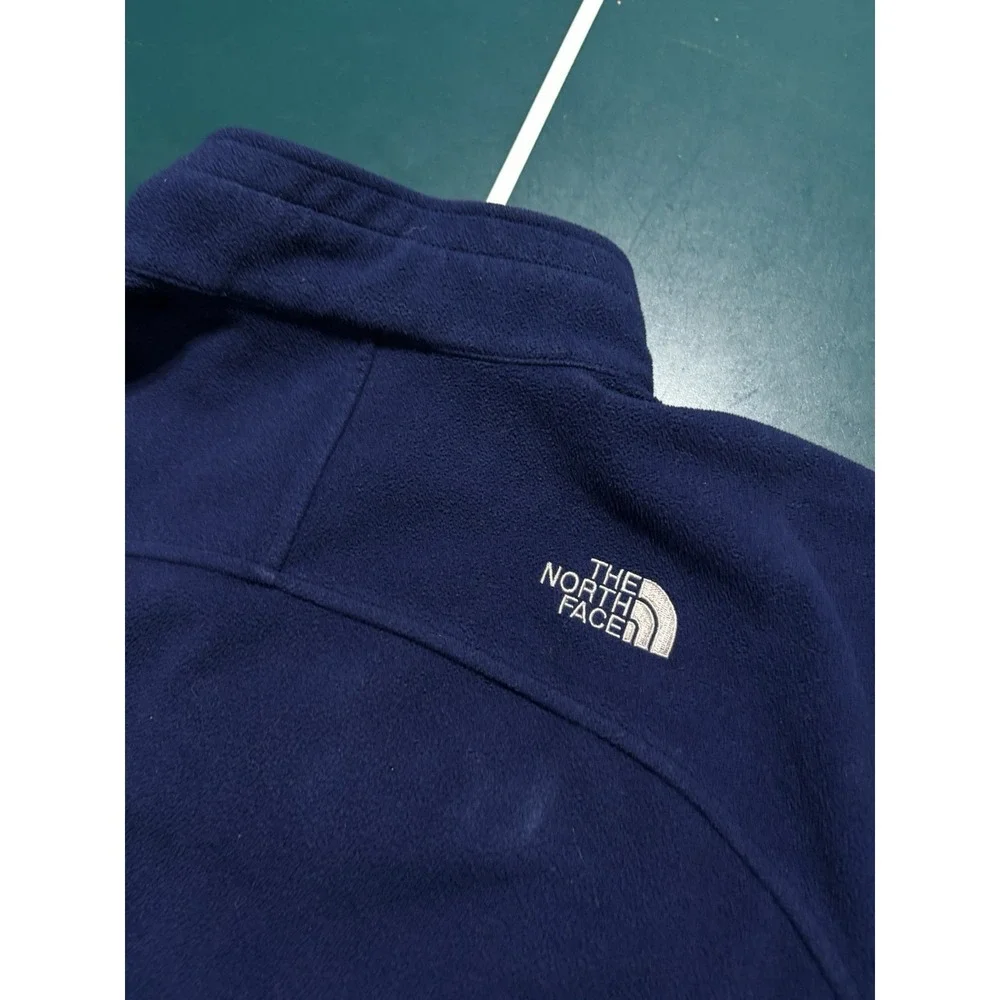 The‎ North Face Jacket Men's Medium Windwall Full Zip Fleece Lined Outdoor Blue